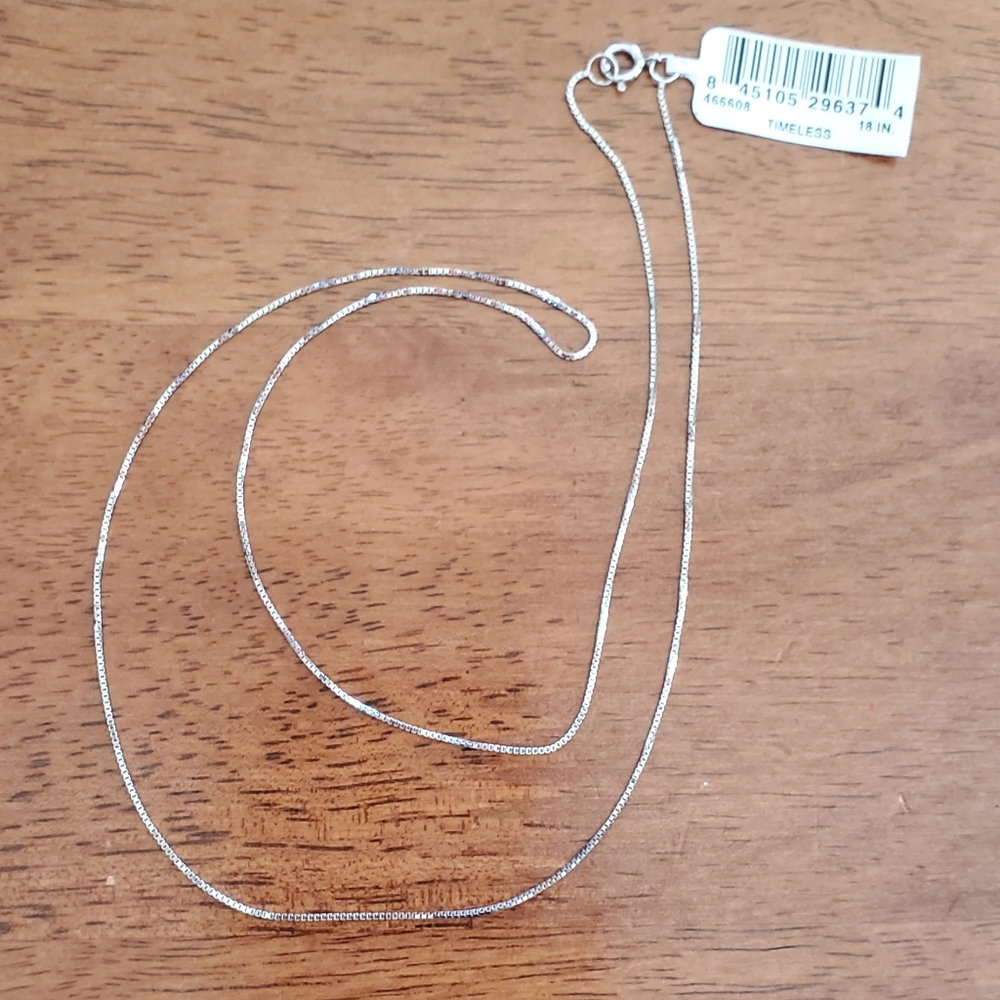 Sterling Silver 18 inch Necklace